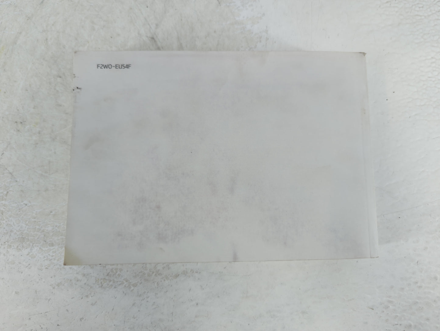2015 Hyundai Santa Fe Owners Manual Book Guide P/N:F2W0-EU54F OEM Used Auto Parts - Oemusedautoparts1.com