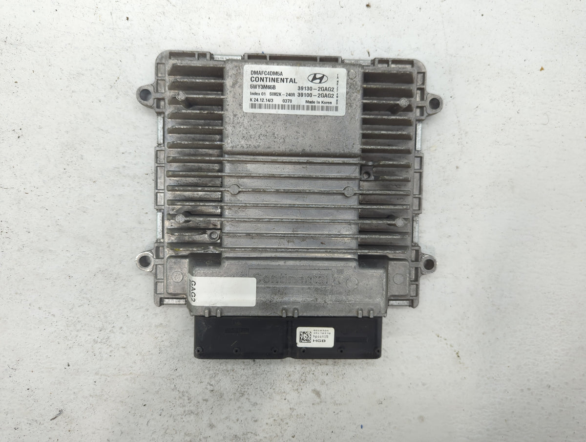 2013-2016 Hyundai Santa Fe PCM Engine Control Computer ECU ECM PCU OEM P/N:39130-2GAG2 Fits Fits 2013 2014 2015 2016 OEM Use