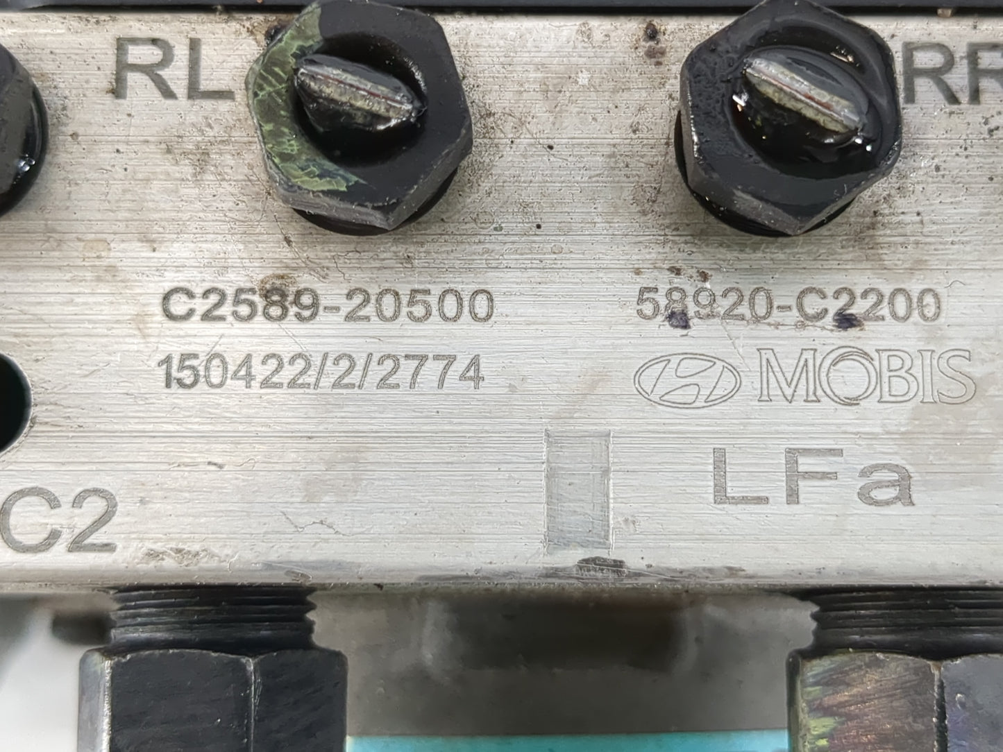 2015 Hyundai Sonata ABS Pump Control Module Replacement P/N:58920-C2200 Fits OEM Used Auto Parts - Oemusedautoparts1.com