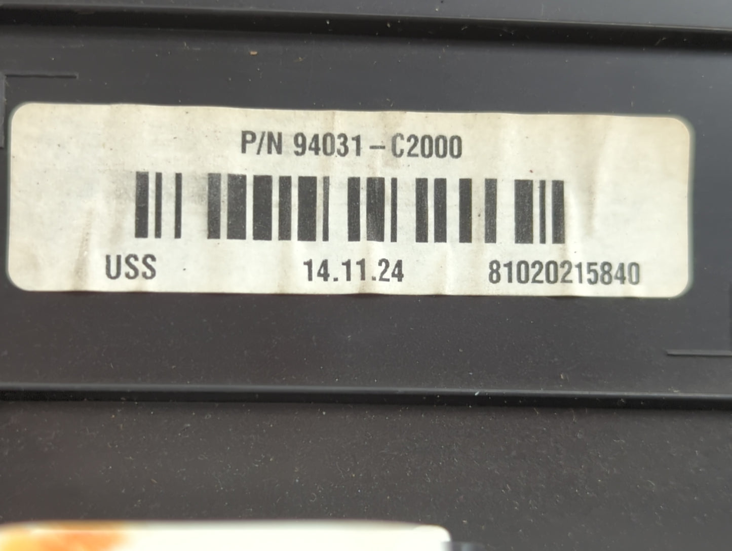 2015 Hyundai Sonata Instrument Cluster Speedometer Gauges P/N:94031-C2000 Fits OEM Used Auto Parts - Oemusedautoparts1.com