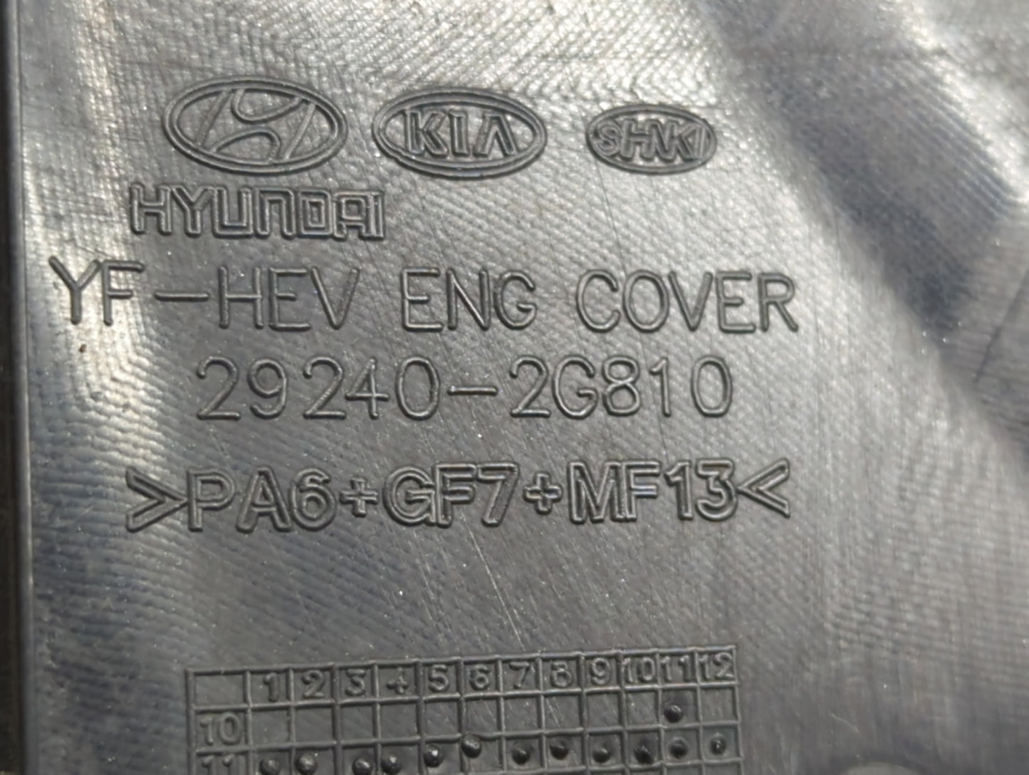 2015 Hyundai Sonata Engine Cover - Oemusedautoparts1.com