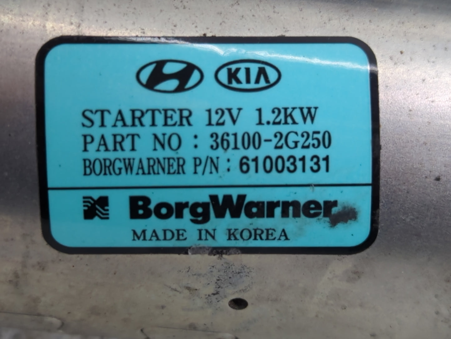 2008-2015 Hyundai Sonata Car Starter Motor Solenoid OEM P/N:36100-2G250 Fits Fits 2008 2009 2010 2011 2012 2013 2014 2015 20