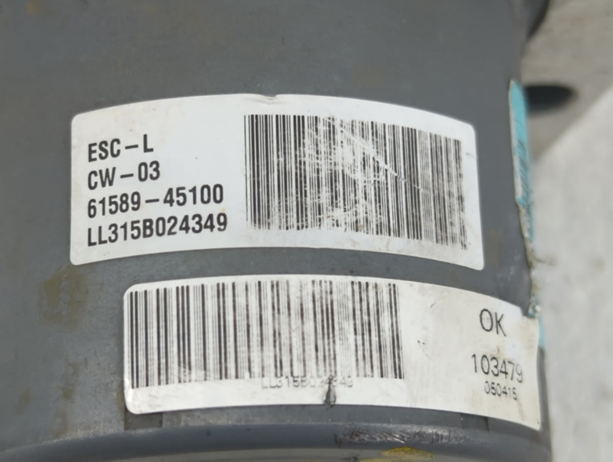 2015-2017 Hyundai Sonata Anti-Lock Brake ABS Pump Module Actuator OEM P/N:61589-45100 Fits Fits 2015 2016 2017 OEM Used Auto