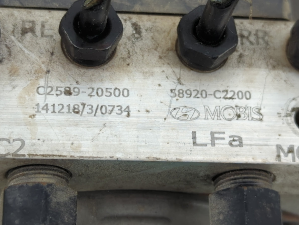 2015 Hyundai Sonata Anti-Lock Brake ABS Pump Module Actuator OEM P/N:C2589-20500 58920-C2200, 61589-45100 Fits OEM Used Auto