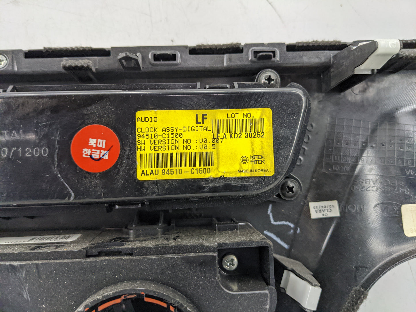 2015-2017 Hyundai Sonata Climate Control Module Temperature AC/Heater Replacement P/N:ALAU 94510-C1500 Fits Fits 2015 2016 2