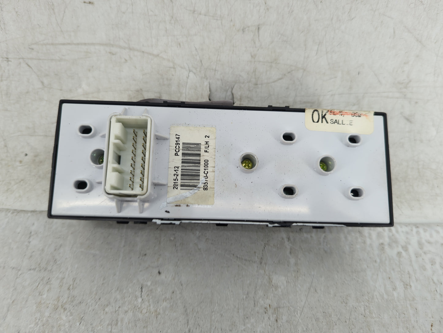 2015-2017 Hyundai Sonata Master Power Window Switch Replacement Driver Side Left P/N:93570-C1000 Fits Fits 2015 2016 2017 OE
