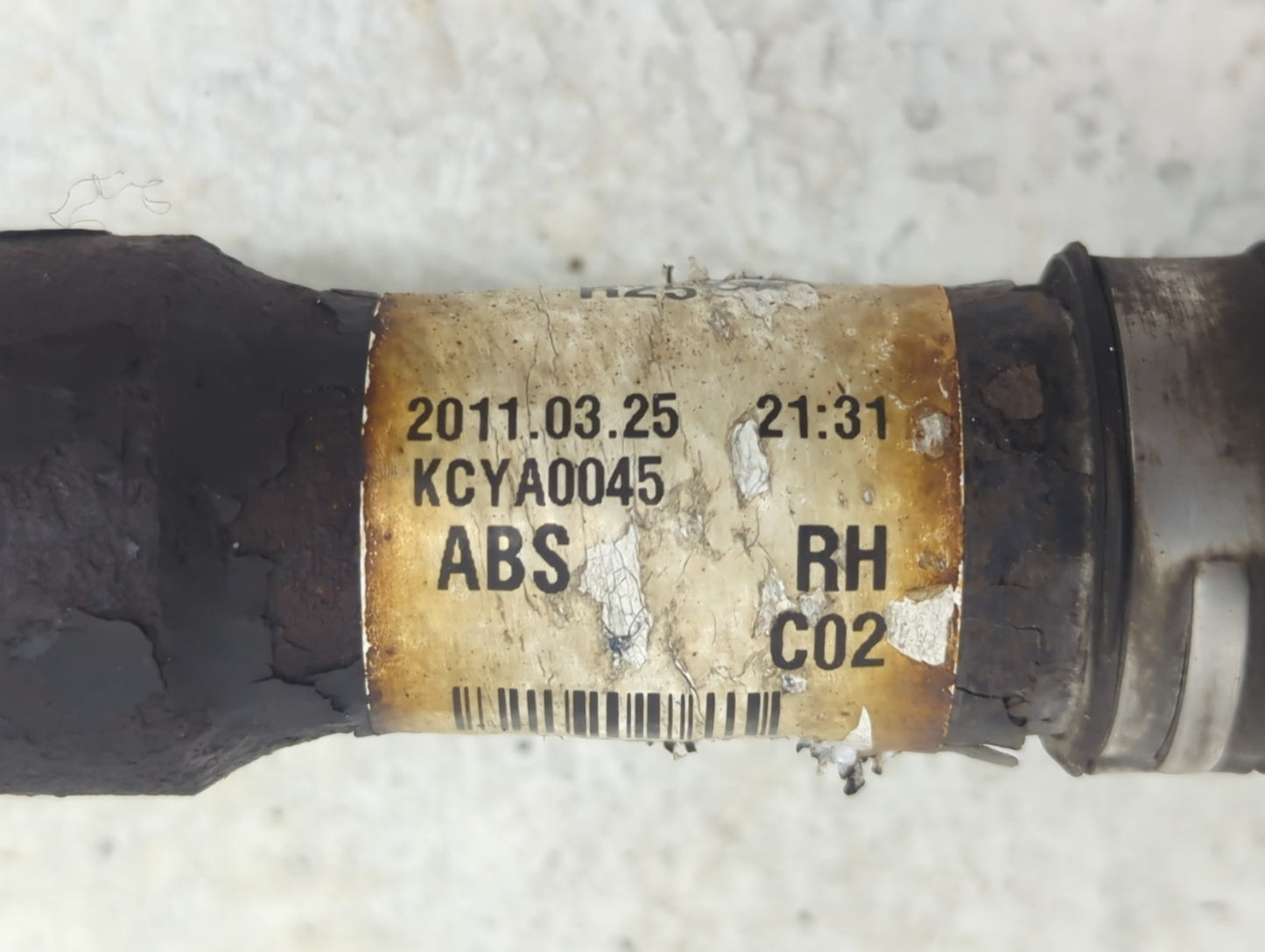 2011-2015 Hyundai Sonata Axle Shaft Front Passenger Cv C/v - Oemusedautoparts1.com