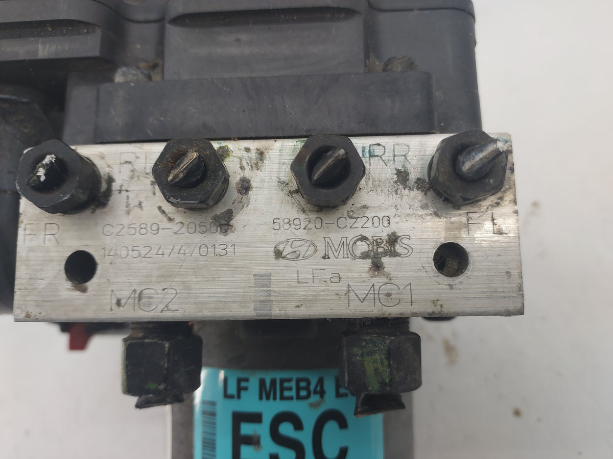 2015 Hyundai Sonata Anti-Lock Brake ABS Pump Module Actuator OEM P/N:58920-CZ200 C2589-20500 Fits OEM Used Auto Parts - Oemu