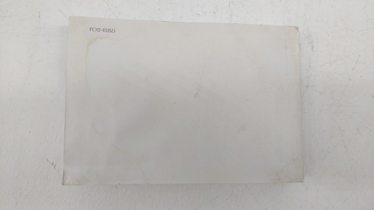 2015 Hyundai Sonata Owners Manual Book Guide P/N:FC10-EU52J OEM Used Auto Parts - Oemusedautoparts1.com