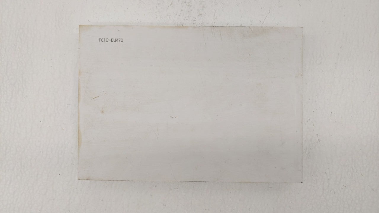 2015 Hyundai Sonata Owners Manual Book Guide OEM Used Auto Parts - Oemusedautoparts1.com