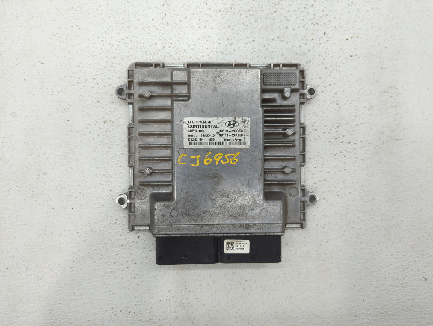 2015-2017 Hyundai Sonata PCM Engine Control Computer ECU ECM PCU OEM P/N:39101-2GGL1 39111-2GGL3 Fits Fits 2015 2016 2017 OE