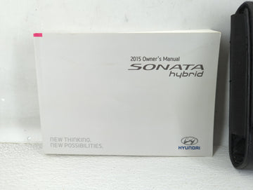 2015 Hyundai Sonata Owners Manual Book Guide P/N:E4R0-EU45F OEM Used Auto Parts