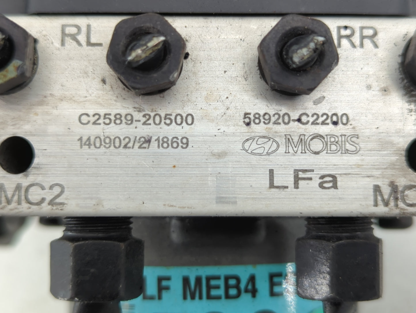 2015 Hyundai Sonata ABS Pump Control Module Replacement P/N:C2589-20500 58920-C2200 Fits OEM Used Auto Parts - Oemusedautopa