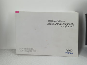 2015 Hyundai Sonata Owners Manual Book Guide OEM Used Auto Parts