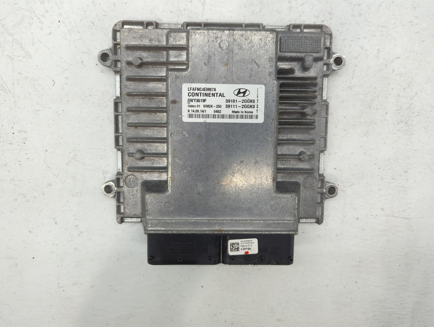 2015-2017 Hyundai Sonata PCM Engine Control Computer ECU ECM PCU OEM P/N:39111-2GGK0 39101-2GGK0 Fits Fits 2015 2016 2017 OE