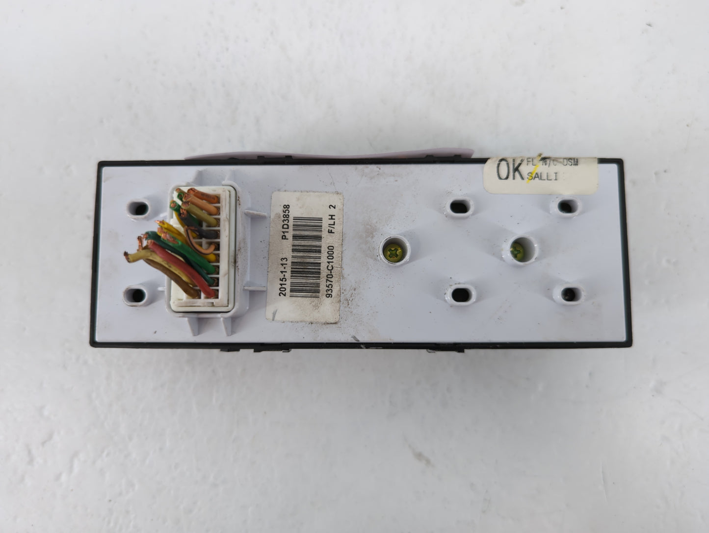 2015-2019 Hyundai Sonata Master Power Window Switch Replacement Driver Side Left P/N:201502270077 Fits OEM Used Auto Parts -