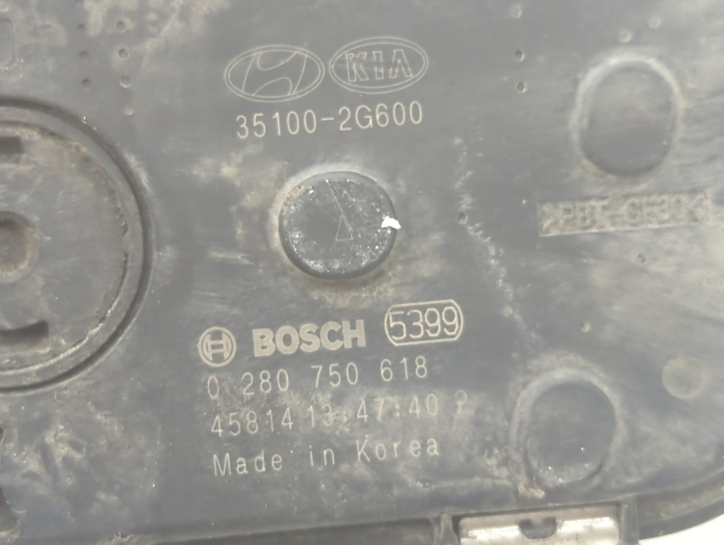 2015-2019 Hyundai Sonata Throttle Body P/N:0 280 750 618 35100-2G600 Fits Fits 2015 2016 2017 2018 2019 2020 2021 OEM Used A