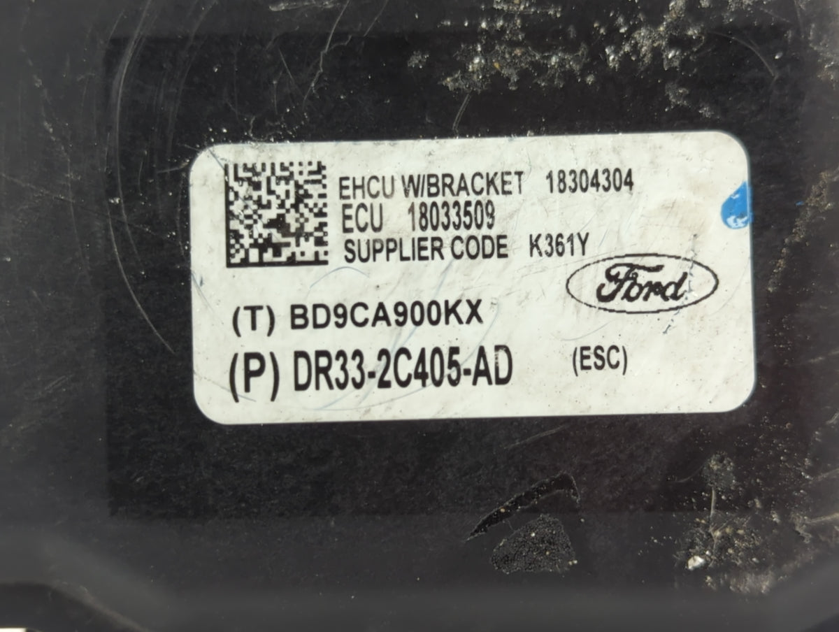 2015 Hyundai Sonata Anti-Lock Brake ABS Pump Module Actuator OEM P/N:DR33-2C405-AD Fits Fits 2013 2014 OEM Used Auto Parts -