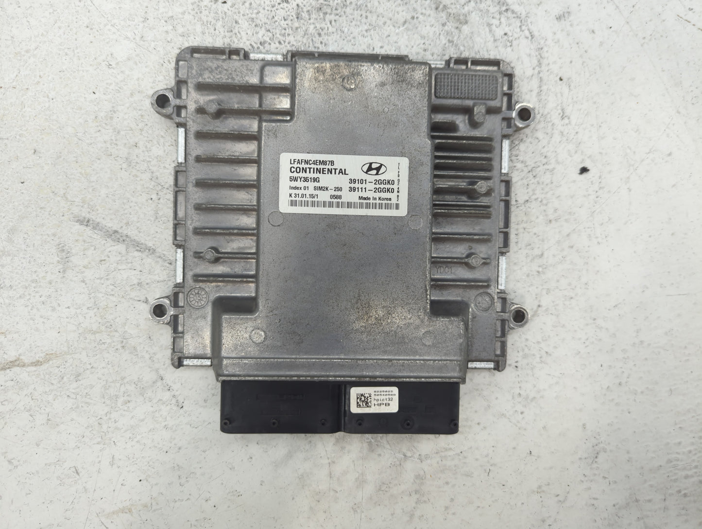 2015-2017 Hyundai Sonata PCM Engine Control Computer ECU ECM PCU OEM P/N:39111-2GGK0 39101-2GGK0 Fits Fits 2015 2016 2017 OE