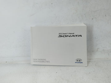 2015 Hyundai Sonata Owners Manual Book Guide P/N:FC10-EU4NG OEM Used Auto Parts