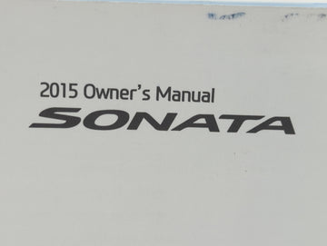 2015 Hyundai Sonata Owners Manual Book Guide P/N:FC10-EU54L OEM Used Auto Parts