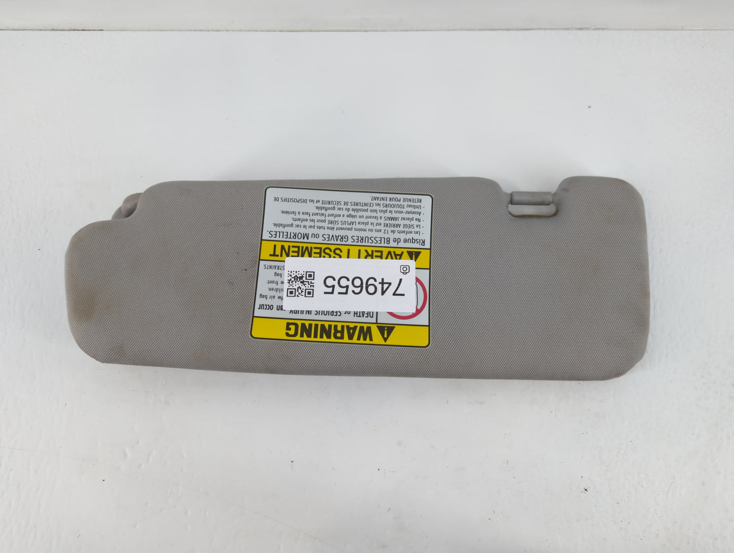 2011-2015 Hyundai Sonata Sun Visor Shade Replacement Passenger Right Mirror Fits Fits 2011 2012 2013 2014 2015 OEM Used Auto