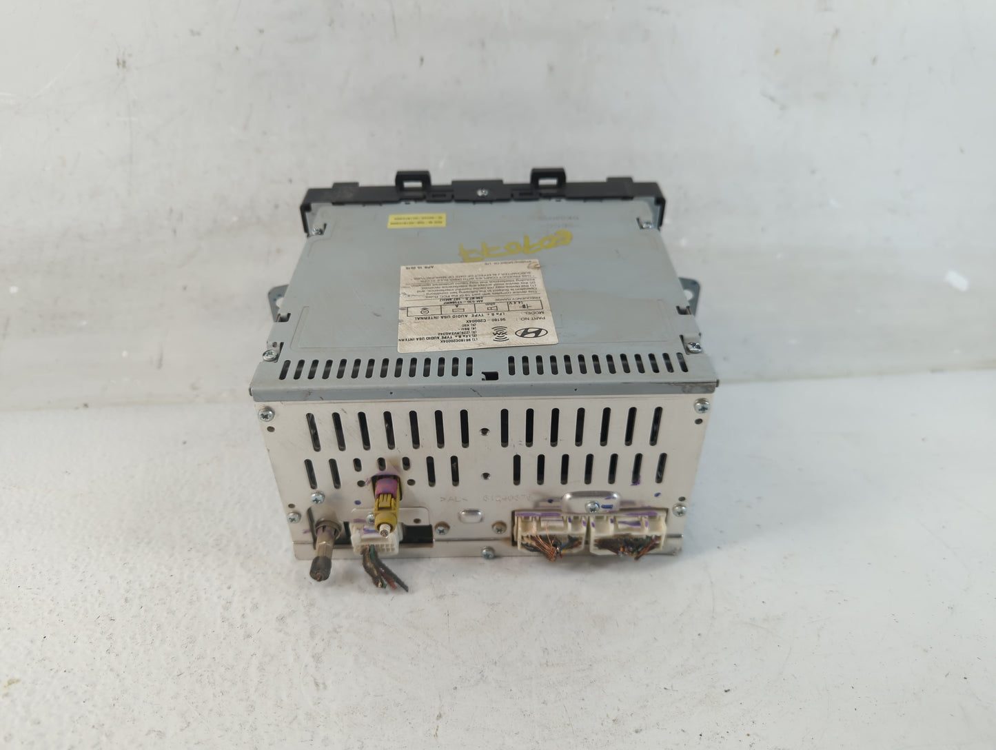 2015 Hyundai Sonata Radio AM FM Cd Player Receiver Replacement P/N:96170-C20004X Fits OEM Used Auto Parts - Oemusedautoparts