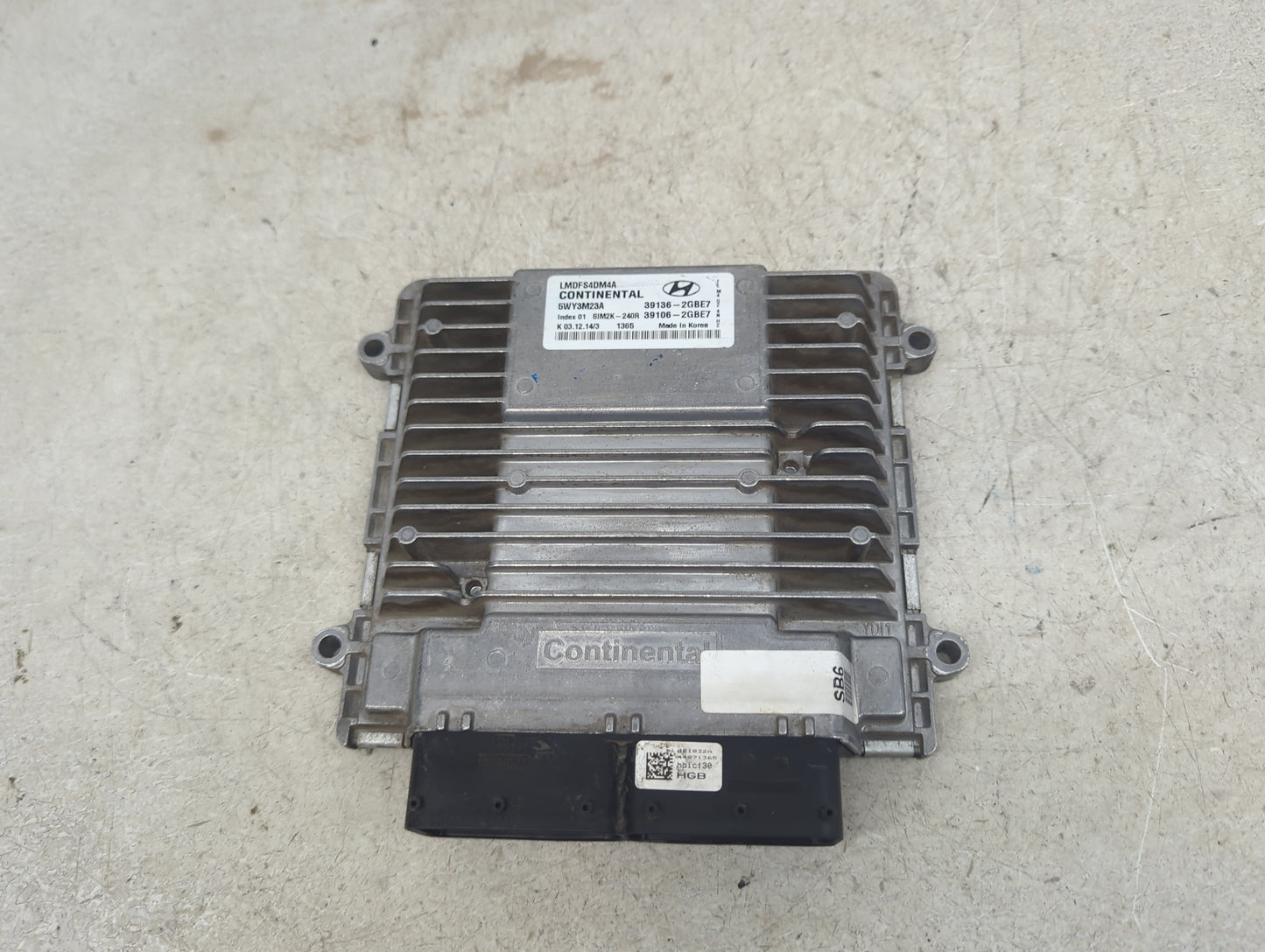 2014-2015 Hyundai Tucson PCM Engine Control Computer ECU ECM PCU OEM P/N:39136-2GBE7 39106-2GBE7, 5WY3M23A Fits Fits 2014 20