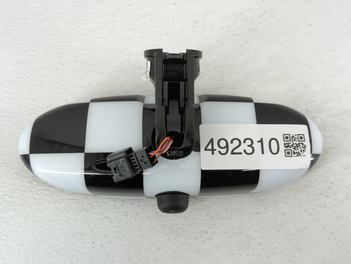 2019-2020 Hyundai Veloster Interior Rear View Mirror Replacement OEM P/N:A046412 E4012143 Fits Fits 2018 2019 2020 2021 2022