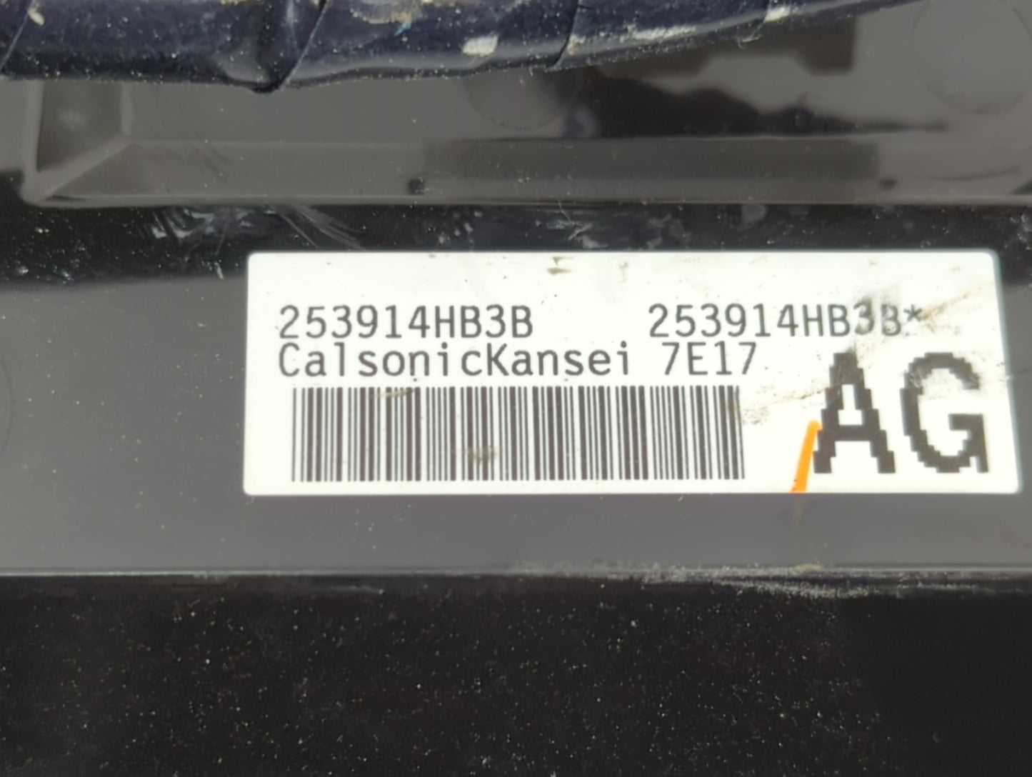 2015 Infiniti Q50 Climate Control Module Temperature AC/Heater Replacement P/N:253914HB3B Fits OEM Used Auto Parts - Oemused