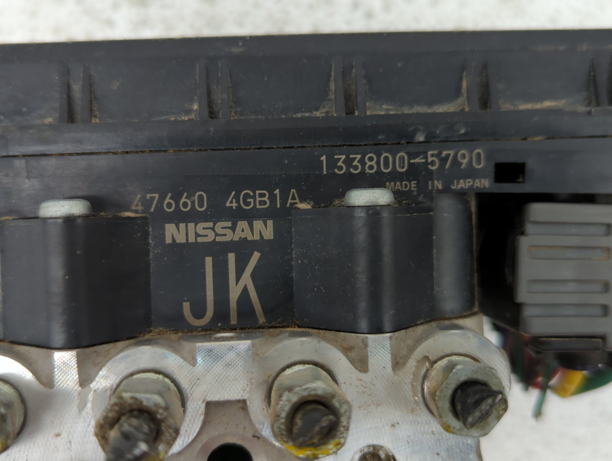 2014-2015 Infiniti Q50 Anti-Lock Brake ABS Pump Module Actuator OEM P/N:47660 4GB1A Fits Fits 2014 2015 OEM Used Auto Parts