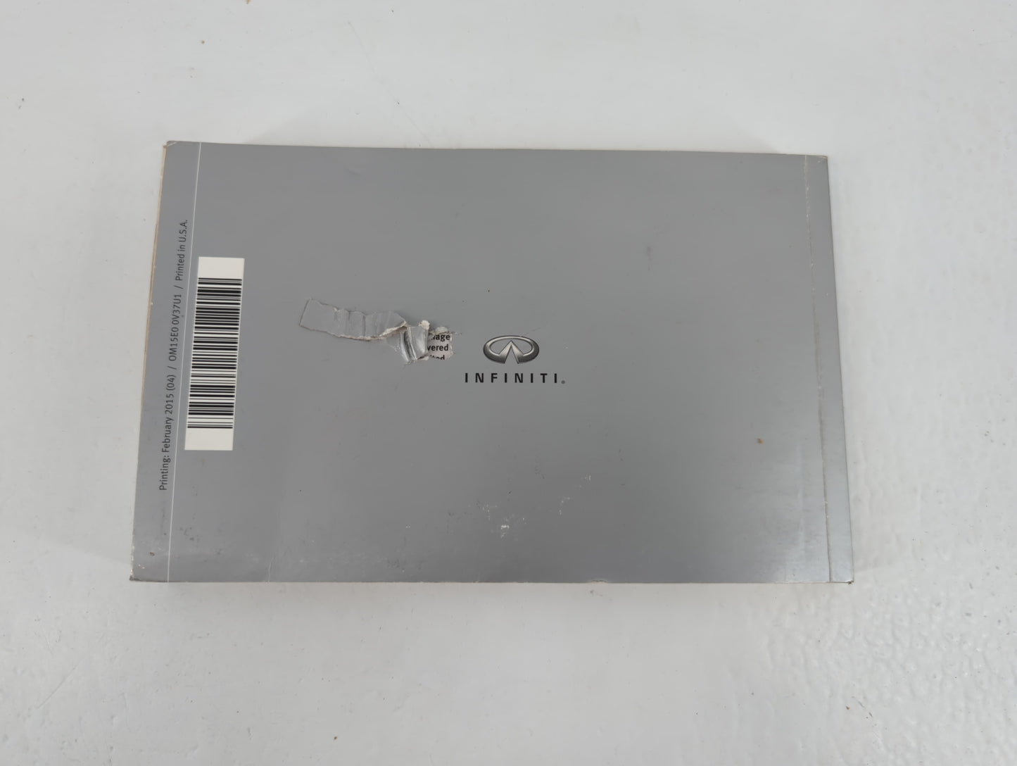 2015 Infiniti Q50 Owners Manual Book Guide P/N:0M15E0 0V37U1 OEM Used Auto Parts - Oemusedautoparts1.com