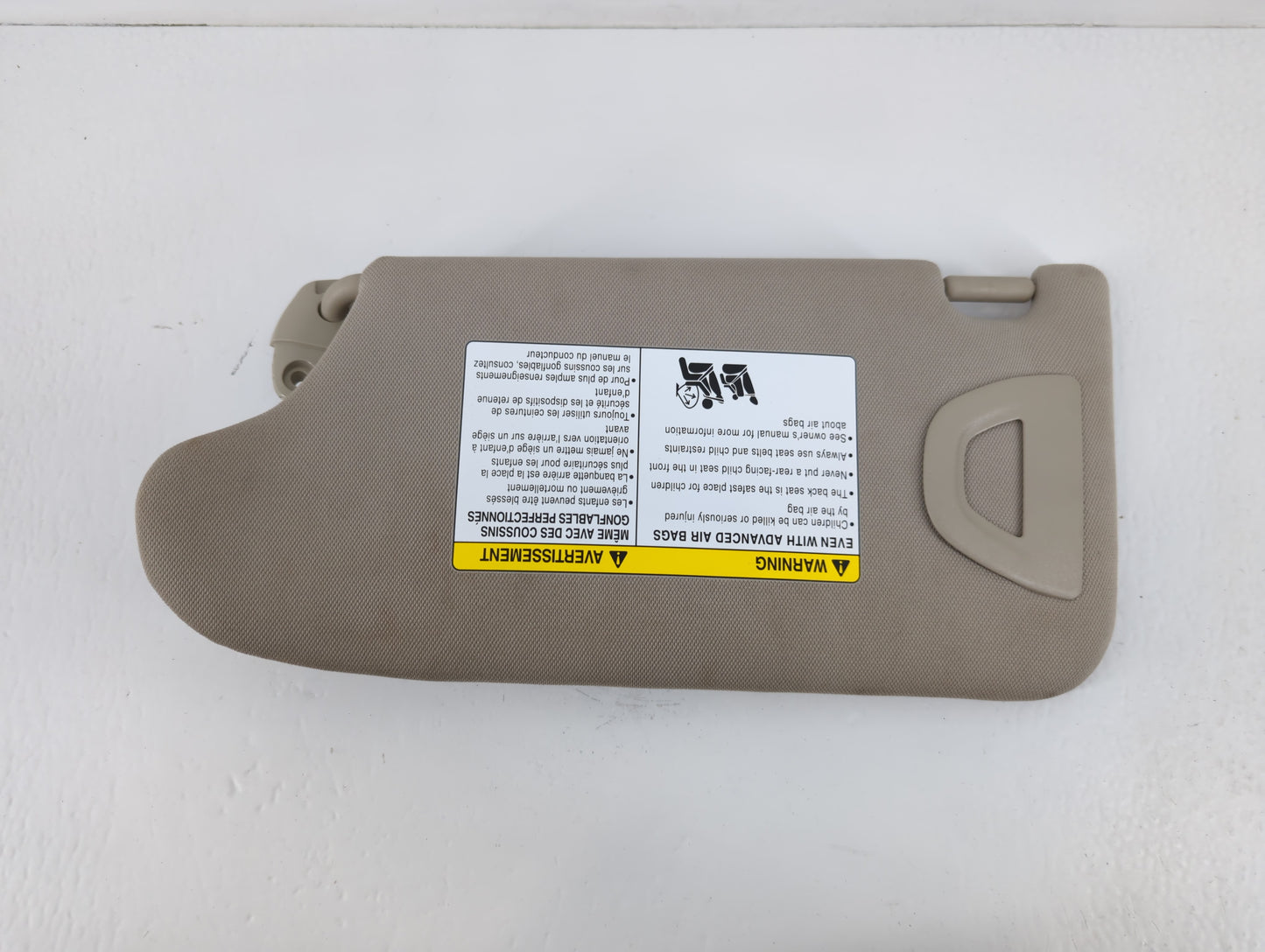 2014-2017 Infiniti Qx50 Sun Visor Shade Replacement Passenger Right Mirror Fits OEM Used Auto Parts - Oemusedautoparts1.com