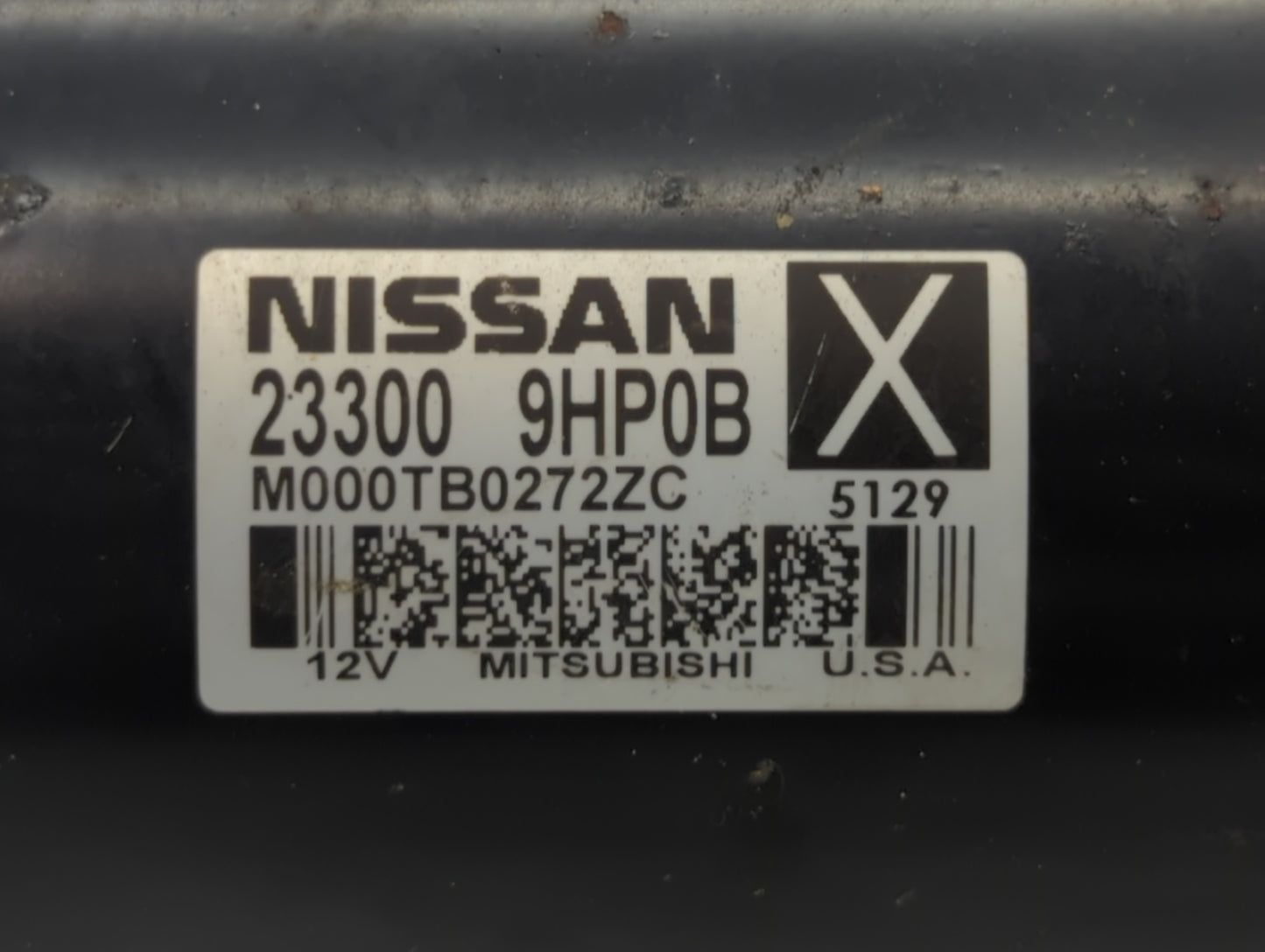 2015-2020 Infiniti Qx60 Car Starter Motor Solenoid OEM P/N:M000TB0272ZC 23300 9HP0B Fits OEM Used Auto Parts - Oemusedautopa