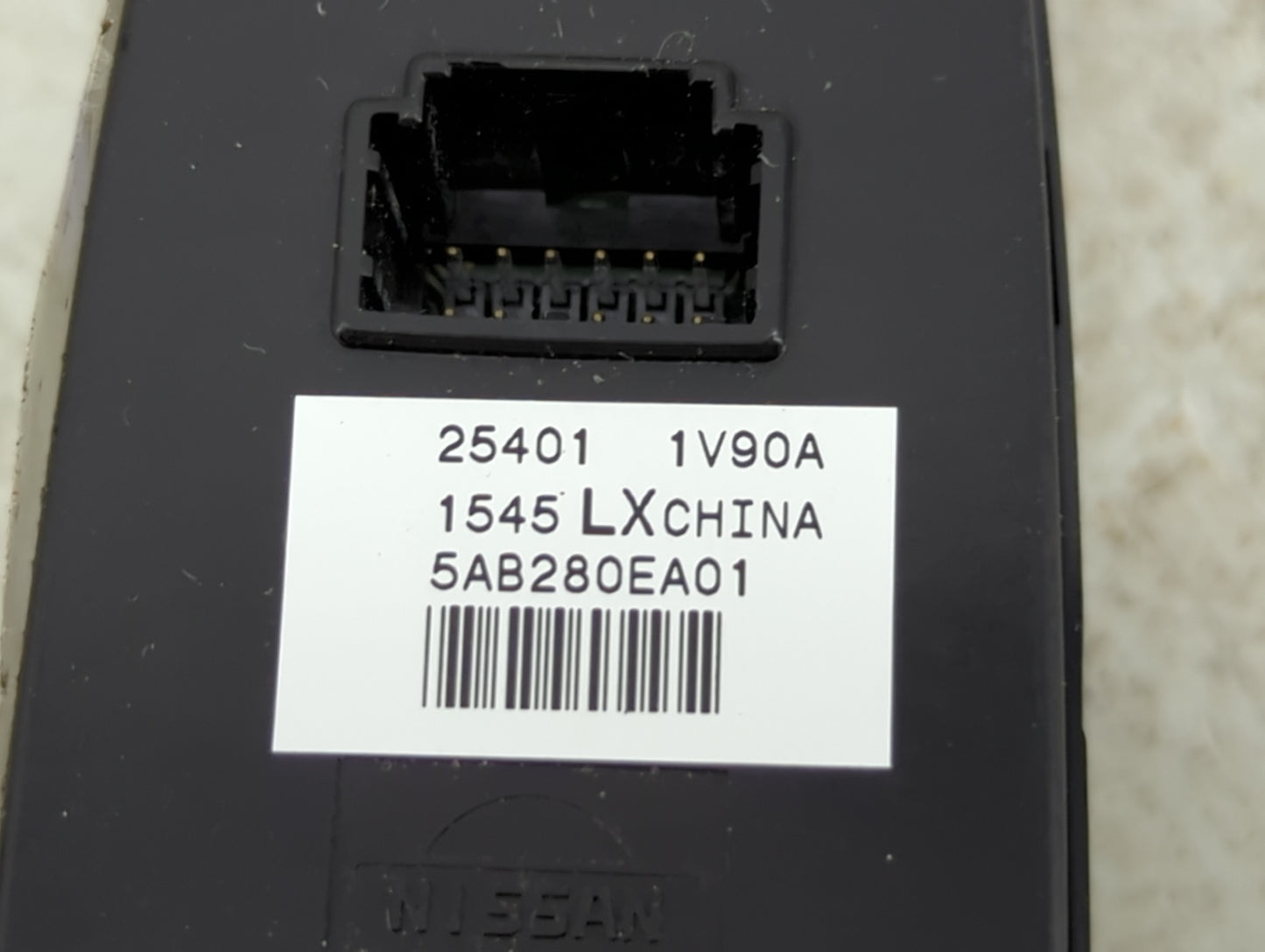 2014-2019 Infiniti Qx80 Master Power Window Switch Replacement Driver Side Left P/N:25401 1V90A 5AB280EA01 Fits OEM Used Aut