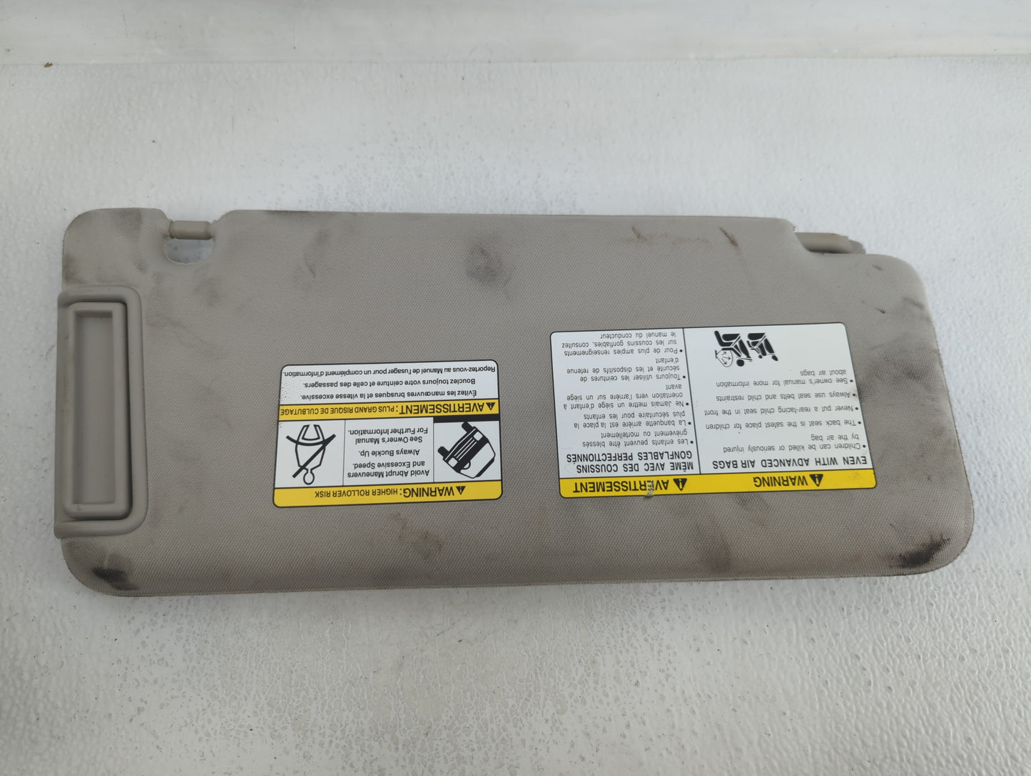 2014-2019 Infiniti Qx80 Sun Visor Shade Replacement Driver Left Mirror Fits OEM Used Auto Parts - Oemusedautoparts1.com