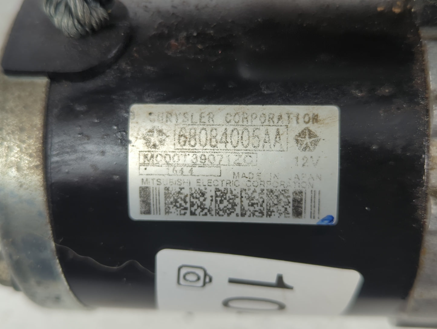 2014-2018 Jeep Cherokee Car Starter Motor Solenoid OEM P/N:M000T39071ZC 68084005AA Fits OEM Used Auto Parts - Oemusedautopar