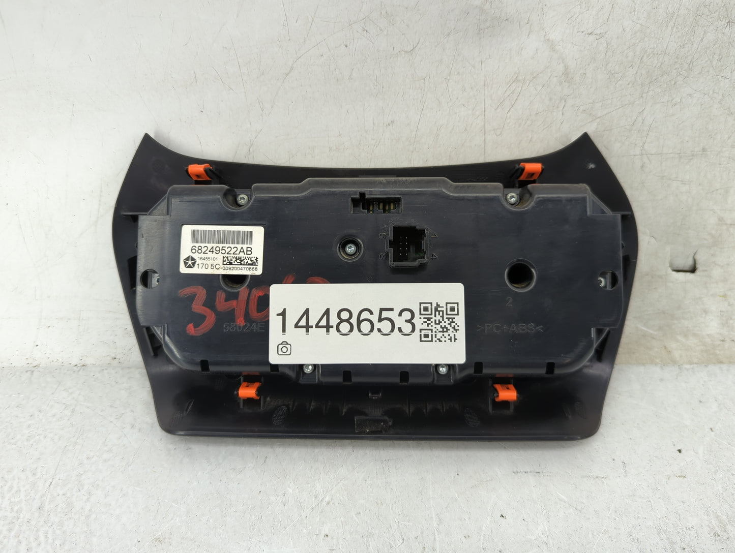 2015-2018 Jeep Cherokee Climate Control Module Temperature AC/Heater Replacement P/N:68249522AB Fits Fits 2015 2016 2017 201