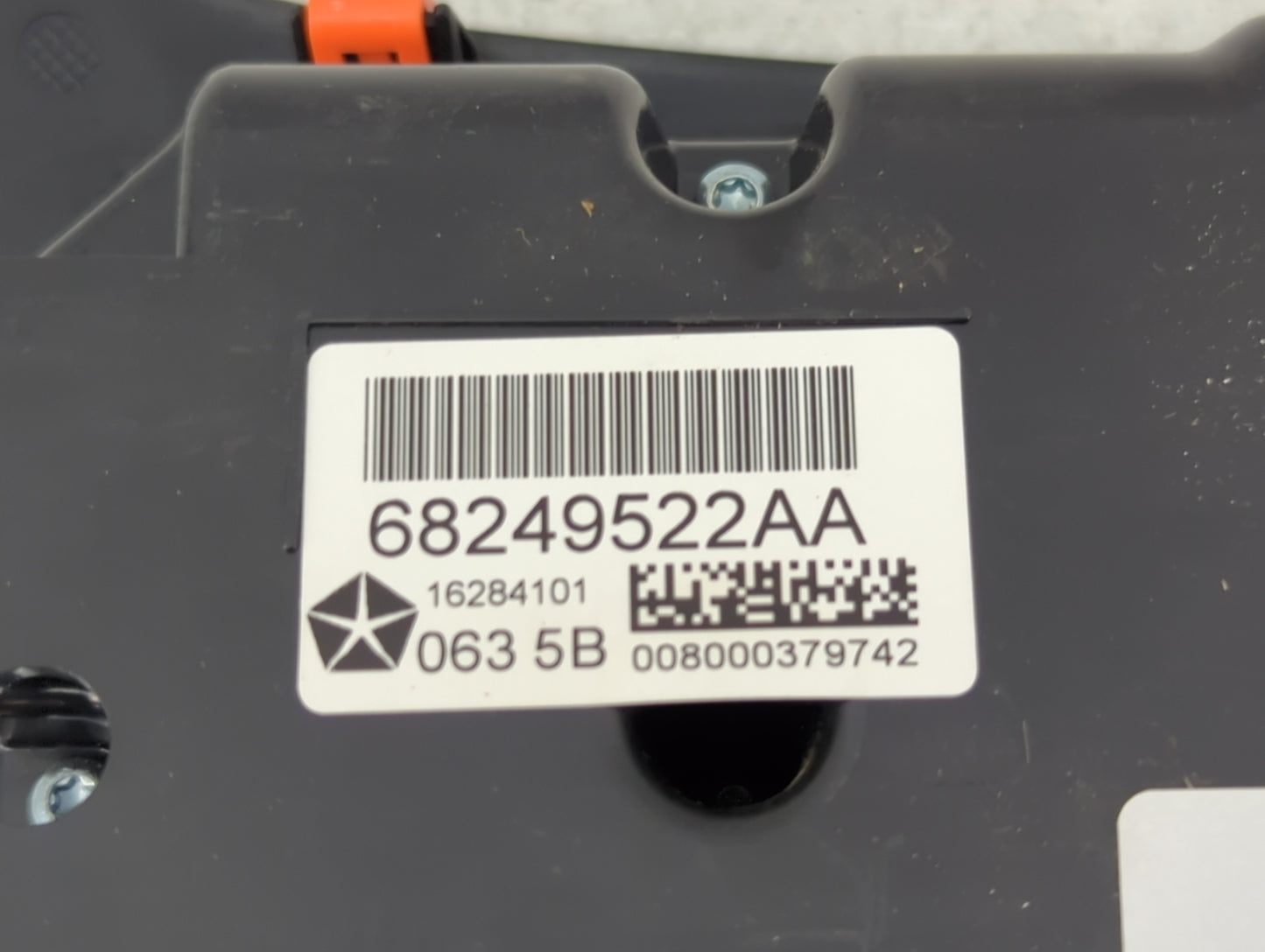 2015-2018 Jeep Cherokee Climate Control Module Temperature AC/Heater Replacement P/N:68249522AA Fits Fits 2015 2016 2017 201