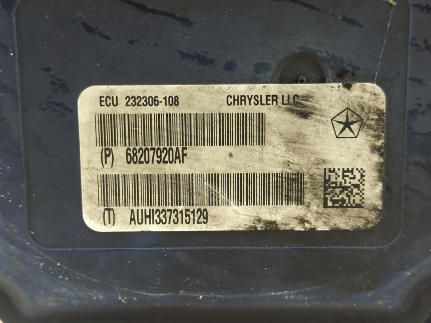 2015 Jeep Grand Cherokee ABS Pump Control Module Replacement P/N:68207920AF Fits OEM Used Auto Parts - Oemusedautoparts1.com