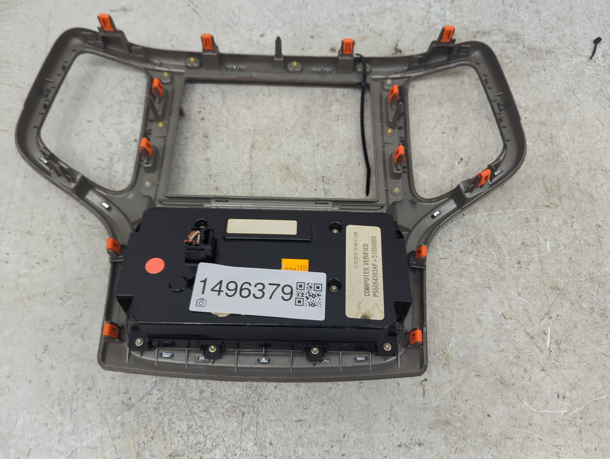 2014-2015 Jeep Grand Cherokee Climate Control Module Temperature AC/Heater Replacement P/N:P56054383AF Fits Fits 2014 2015 O