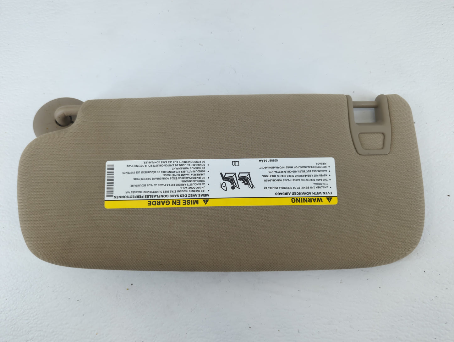 2014-2022 Jeep Grand Cherokee Sun Visor Shade Replacement Passenger Right Mirror Fits OEM Used Auto Parts - Oemusedautoparts