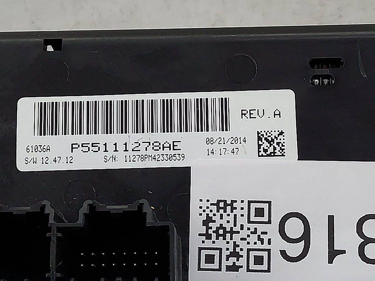 2011-2017 Jeep Patriot Climate Control Module Temperature AC/Heater Replacement P/N:P55111278AE Fits OEM Used Auto Parts - O