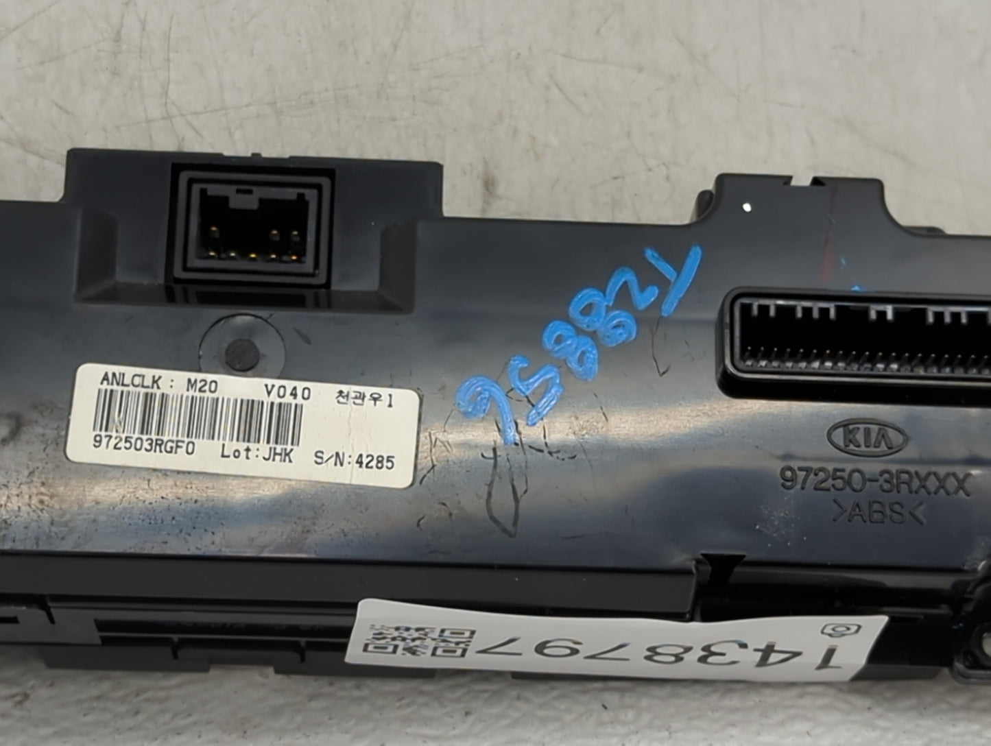 2014-2016 Kia Cadenza Climate Control Module Temperature AC/Heater Replacement P/N:972503RGF0 97250-3RXXX Fits Fits 2014 201