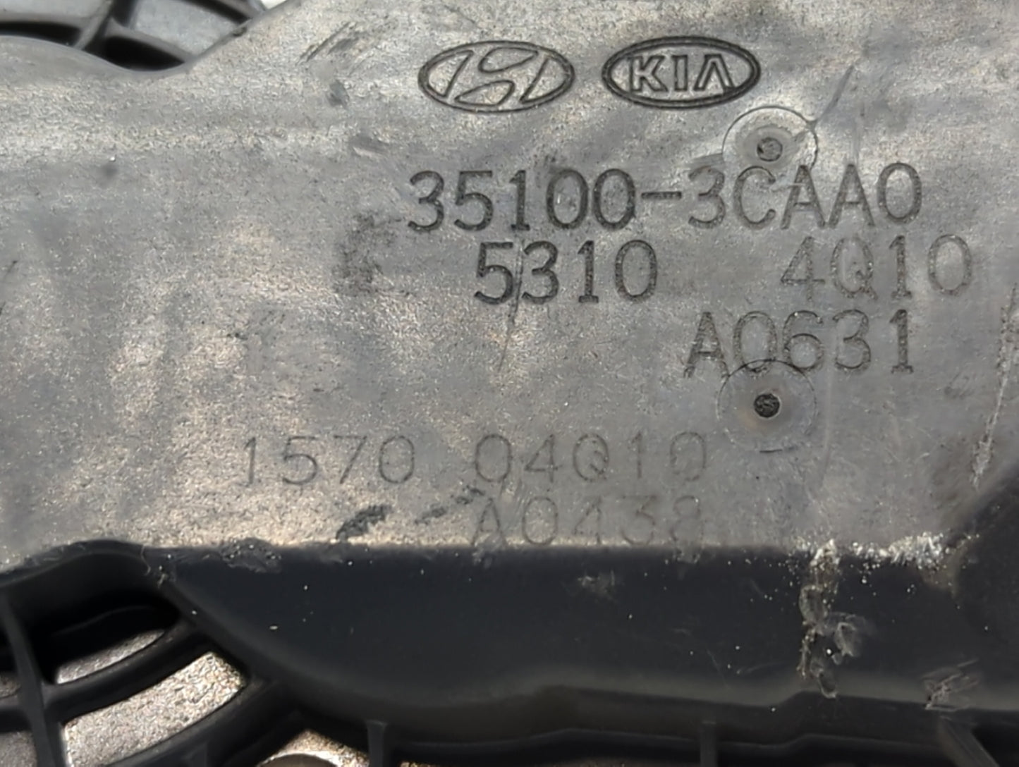 2014-2016 Kia Cadenza Throttle Body P/N:35100-3CAA0 Fits Fits 2012 2013 2014 2015 2016 2017 2018 OEM Used Auto Parts - Oemus