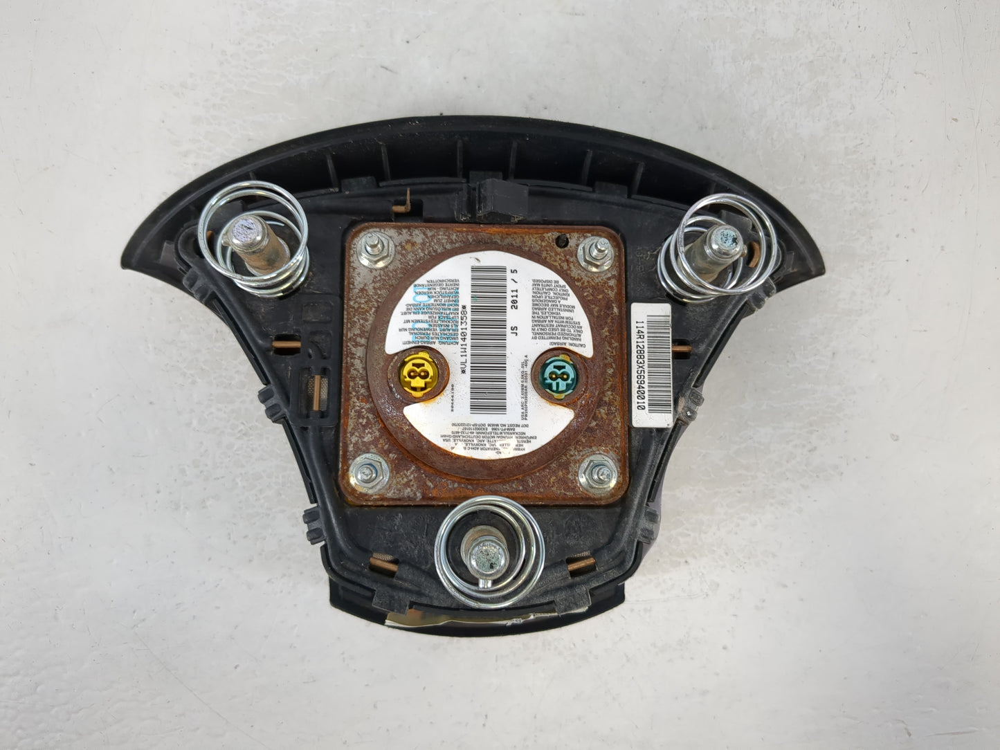 2014-2016 Kia Forte Air Bag Driver Left Steering Wheel Mounted P/N:3Y569-00010RY Fits Fits 2014 2015 2016 OEM Used Auto Part