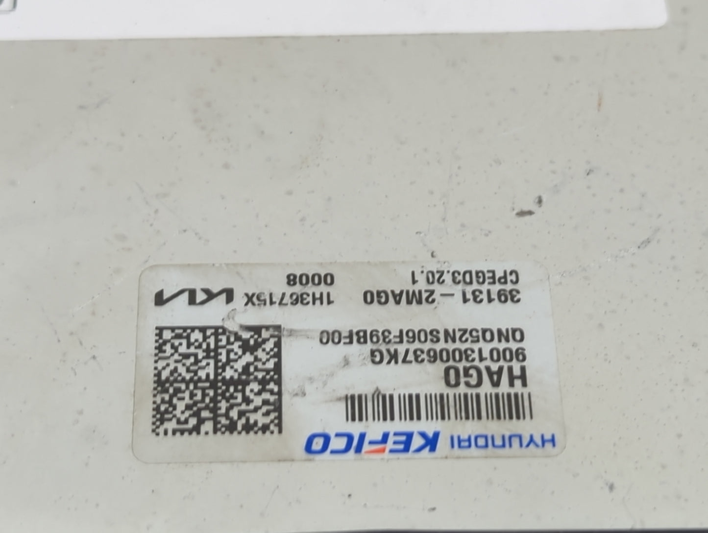 2014-2015 Kia Forte PCM Engine Control Computer ECU ECM PCU OEM P/N:39131-2MAG0 1H36715X, CPEGD3.20.1 Fits Fits 2014 2015 OE