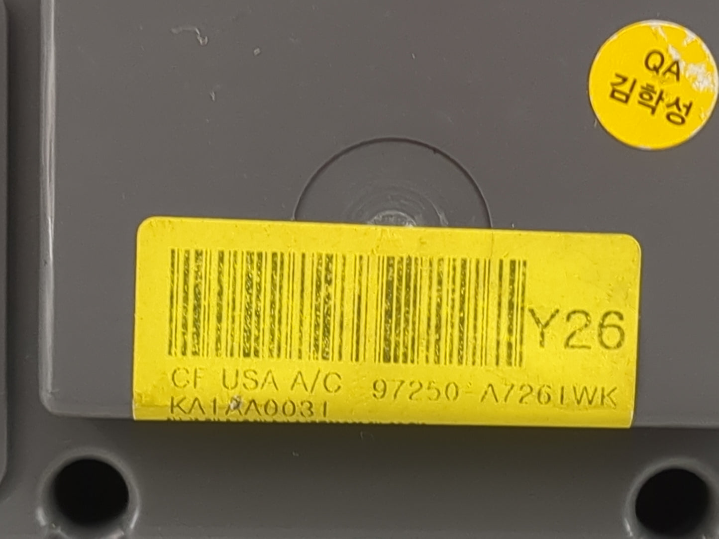 2014-2016 Kia Forte Climate Control Module Temperature AC/Heater Replacement P/N:97250-A7261WK 97250-A7XXX Fits OEM Used Aut