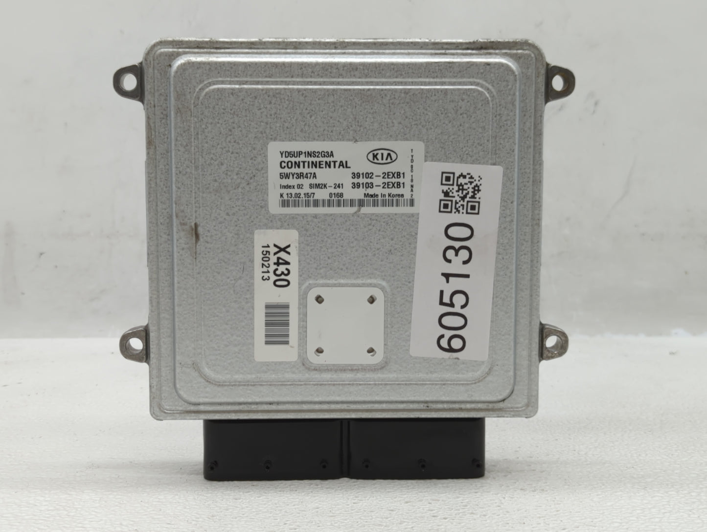 2015 Kia Forte PCM Engine Control Computer ECU ECM PCU OEM P/N:39103-2EXB5 39102-2EXB5 Fits OEM Used Auto Parts - Oemusedaut