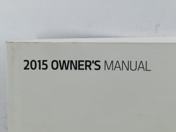 2015 Kia Forte Owners Manual Book Guide P/N:FA7O-EU4OI OEM Used Auto Parts